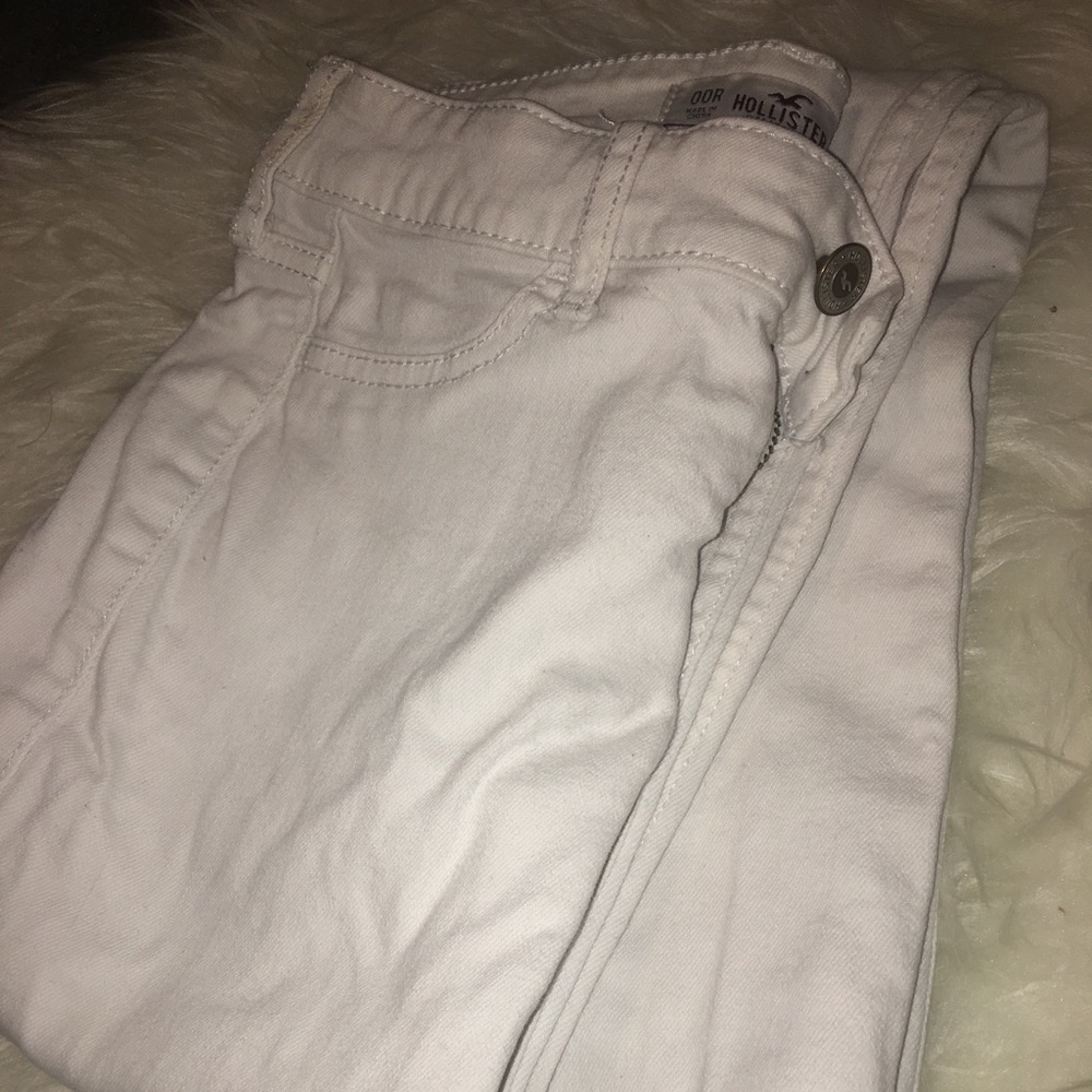 Hollister White Jeans